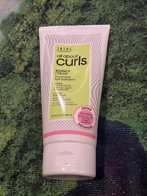 ALL ABOUT CURLS - BOUNCY CREAM - TOUCHABLE SOFT DEFINITION - 5.1 OZ. ZOTOS PROF.