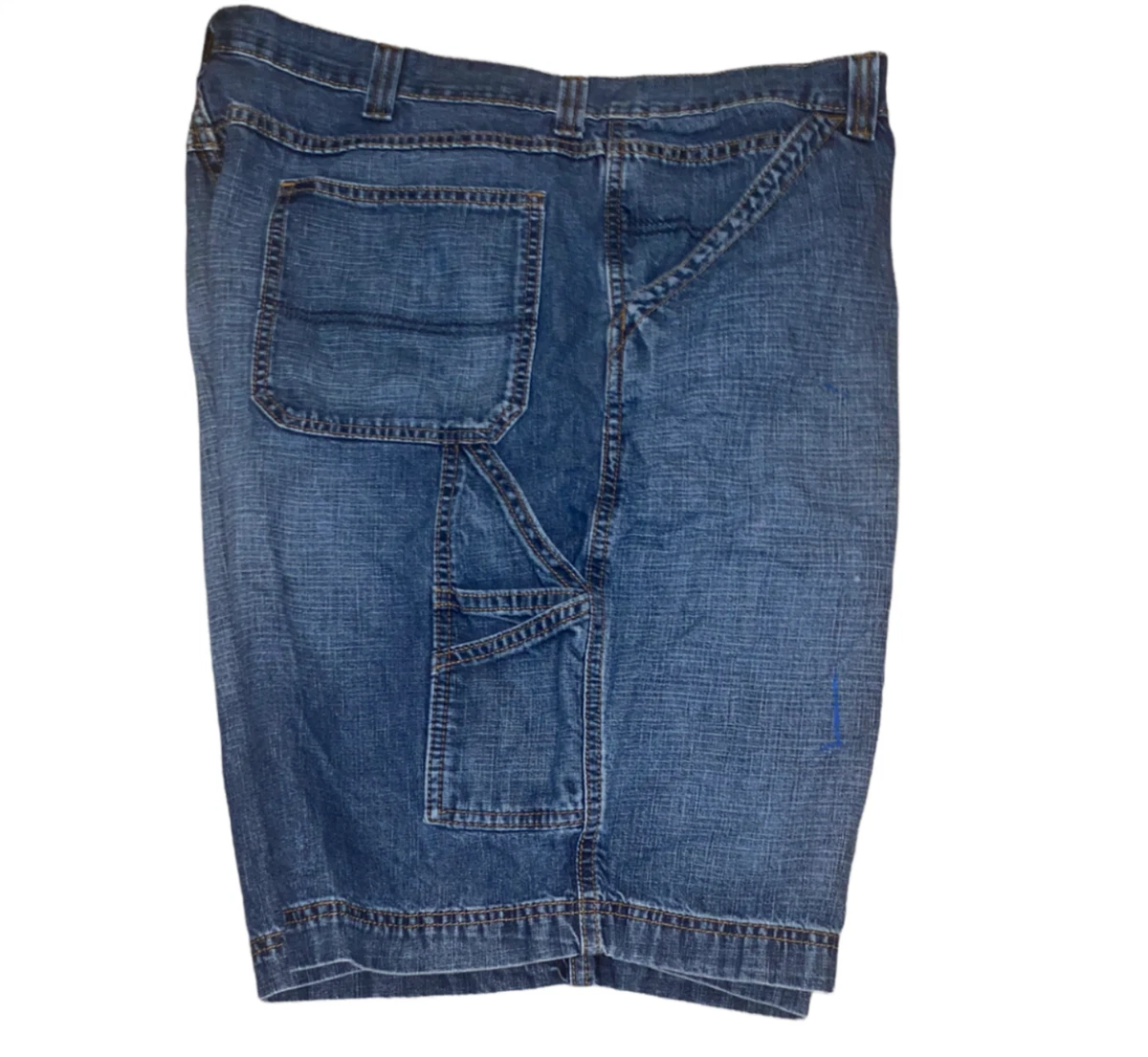 Old Navy Painters Mens Vintage Carpenter Jean Shorts Blue Big