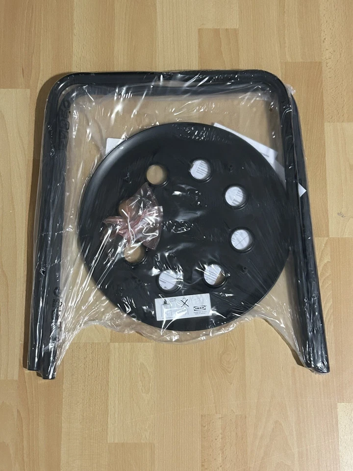 IKEA MARIUS Hocker schwarz 45 cm - Bild 3 von 4