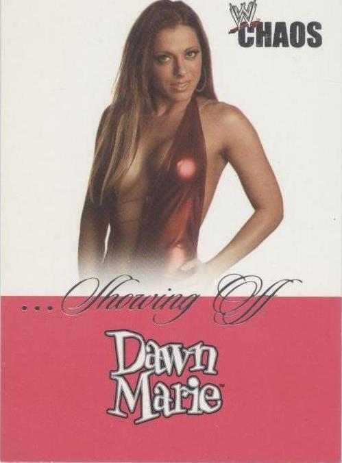 2004 Fleer WWE Chaos - Dawn Marie #4 SO - 1 of 1