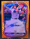 2026 Bowman Chrome Orange X-Fractor Auto Kevin McGonigle #/25 ! Detroit Tigers
