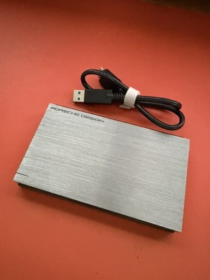 Lacie Porsche Design AR25U32 External Hard Disk Drive 1TB Silver - Used