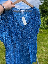 NWT Laura Plus Blue Midi Dress