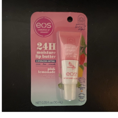eos 24H Moisture Lip Butter Pink Lemonade, Shea Butter 0.35 fl oz