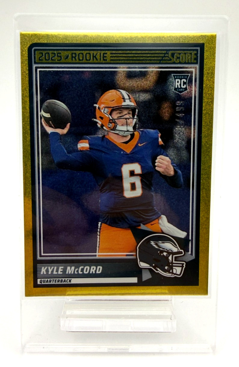 2025 Score - Rookies Kyle McCord #73 Gold Dots /499 (RC)