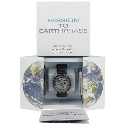 Omega x Swatch Mission to Earthphase Mond-/Erdphasenanzeiger Neu & OVP