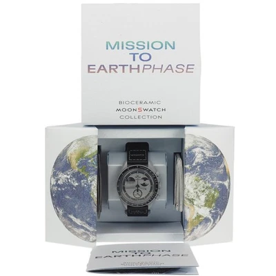 Omega x Swatch Mission to Earthphase Mond-/Erdphasenanzeiger Neu & OVP - Bild 1 von 4