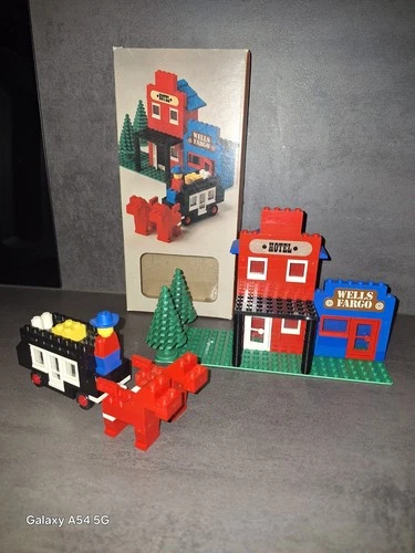 Lego No:365 Vintage Western City Original Box Only From Set