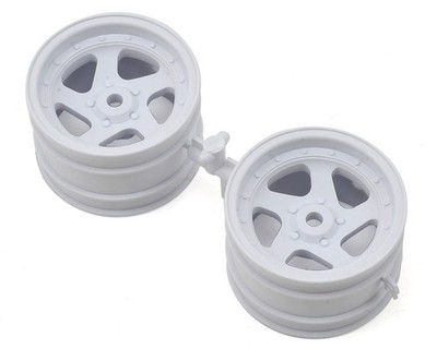 Kyosho Optima 43mm 5-Spoke Wheels (White) (2) [KYOOTH244W]