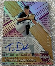 2019 Elite Extra Edition TUCKER DAVIDSON #146 Autograph Purple 017/100