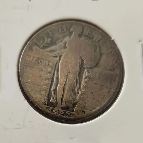 1927 S Standing Liberty Quarter Silver 25C Circulated