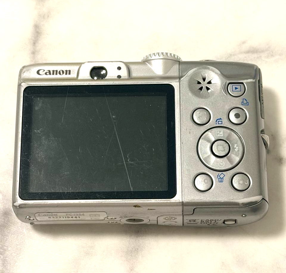 Canon PowerShot A1100 IS 12.1MP Digital Camera Silver | eBay