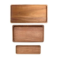 Piatto Ovale Irregolare Design Accattivante Elegante Decorazione Tavolo Legno Al