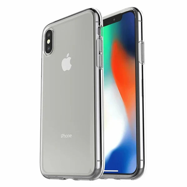 OtterBox Clearly Protected Back Case for Apple iPhone X / XS – Clear