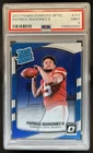 2017 Panini Donruss Optic Patrick Mahomes II RC Rated Rookie #177 Chiefs PSA 9