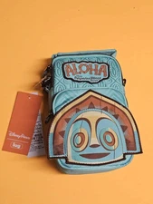 Disney Parks Lug Polynesian Village Resort Aloha Tiki Skeeter Crossbody Bag New