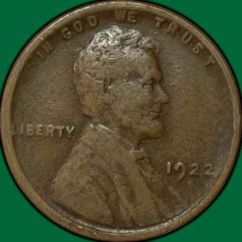 1922-D Lincoln Wheat Cent Fine F Coin #34831