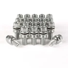 M14 x 1.5 Radius 14 Alloy Wheel Bolts, 25-58mm Thread, Fits Porsche & Some VW