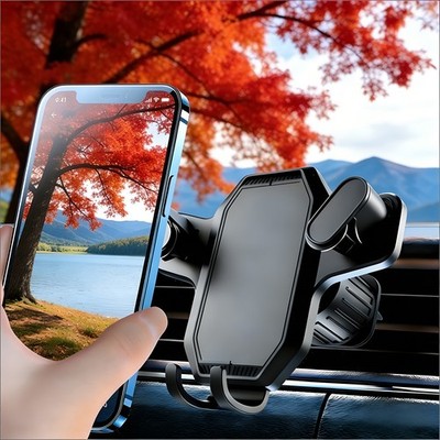 Car Mount Air Vent Phone Holder Swivel Cradle Strong Grip AC for Smart Phones
