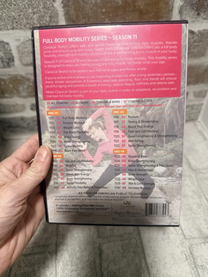 Classical Stretch by Essentrics Complete Season 11 Full Body Mobility (DVD) 2016 - Image 2 of 4