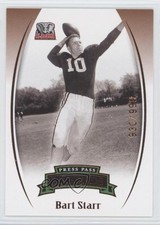 2007 Press Pass Legends Bronze 930/999 Bart Starr #B-68 HOF 0l2