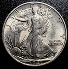 1941 S  Walking Liberty Half Dollar Au+ Near Unc LOTS of LUSTER !