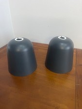 2x Good home Calume small metal lamp shades in dark navy blue