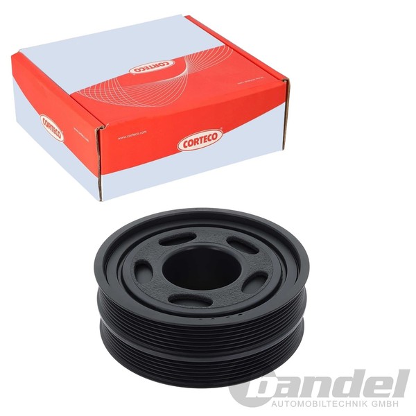 Corteco Riemenscheibe Kurbelwelle Passend FüR Audi A4 A5 A6 A7 A8 Q5 Q7 |-image