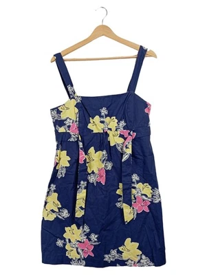 Lilly Pulitzer Robe d'Été Femme Bleue Fleurs Nœud (EU 40, INT L) - Photo 1/3