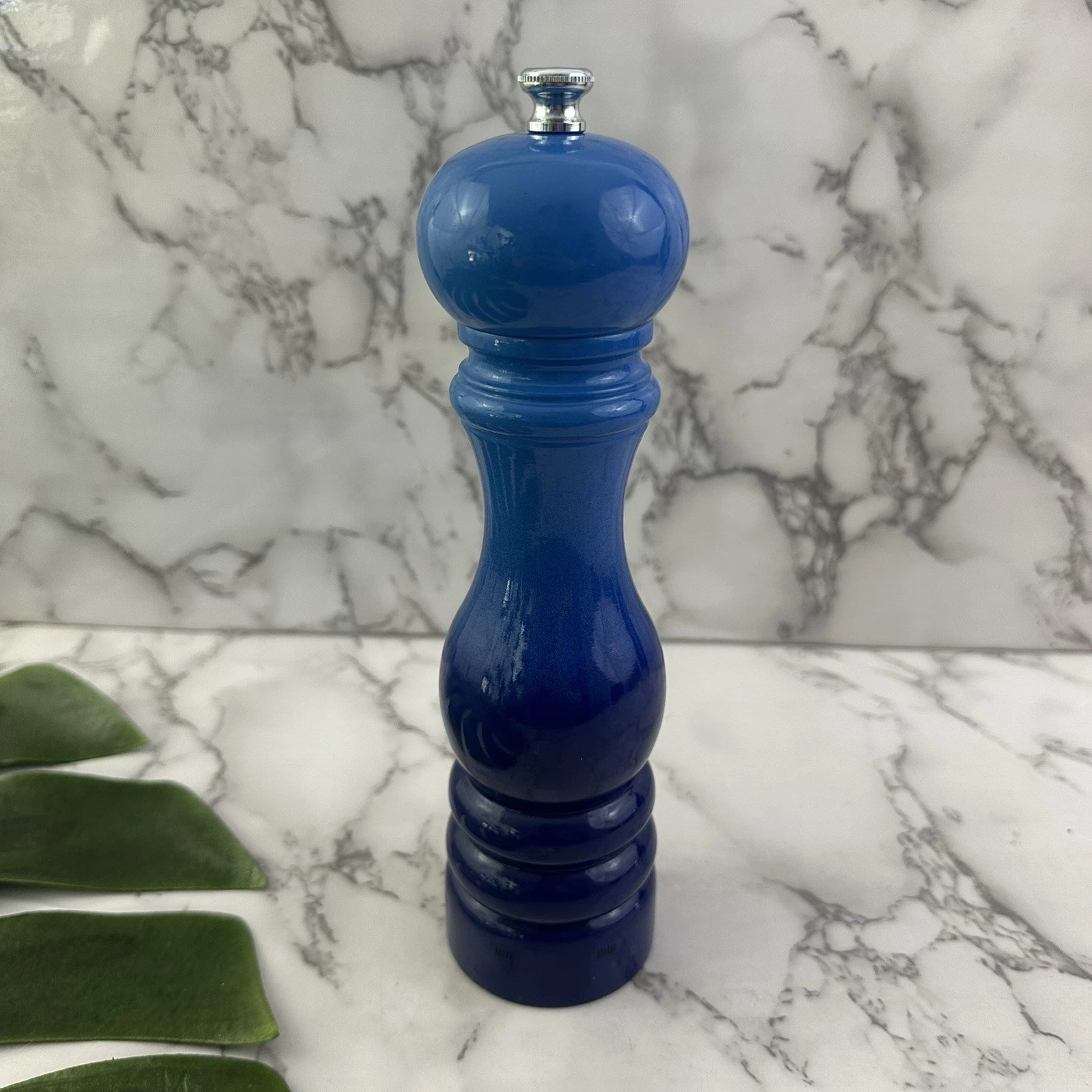 Peugeot France Salt Mill Grinder Shaker Ombre Pacific Blue Tall Kitchen