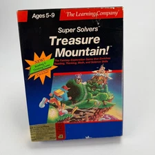 The Learning Co. Super Solvers Treasure Mountain IBM 19003 - No Original Disks