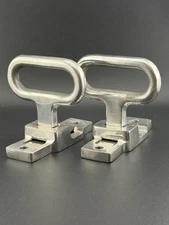 2X Buyers Products BPC B2797SS Safety Folding Grab/Step Polished Stainless Steel