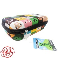 Minecraft Molded Zipper Pencil Case