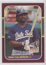 1987 Donruss Opening Day Box Set Ivan Calderon #230 0f3j