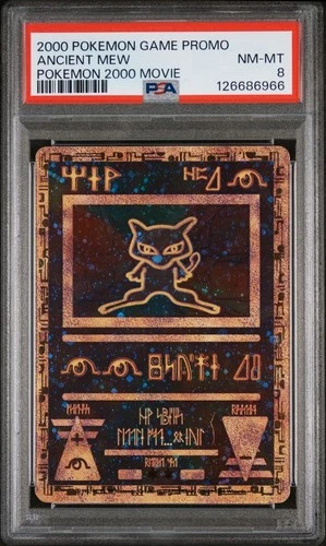 2000 Pokemon Game Promo Ancient Mew Pokemon 2000 Movie PSA 8