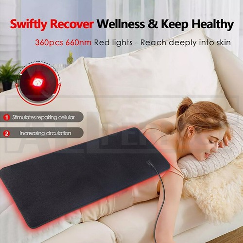 Red Light Therapy Mat 80x30cm for Body Red & Infrared Light Therapy Pad Blanket - Picture 8 of 13