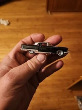 Hot Wheels 2001 '57 Cadillac Eldorado Brougham Black w Silver Top 1:64 Diecast 