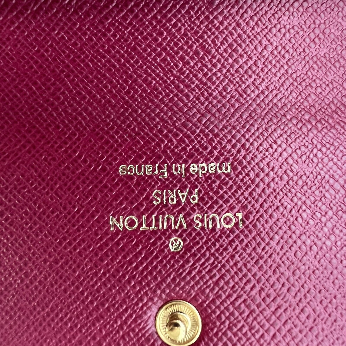 Louis Vuitton LV 6-Key Holder Monogram Fuchsia Pouch Wallet