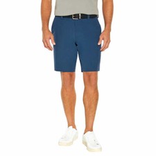 Banana Republic Men s Comfort Flat Front Short, Blue, Sz-36