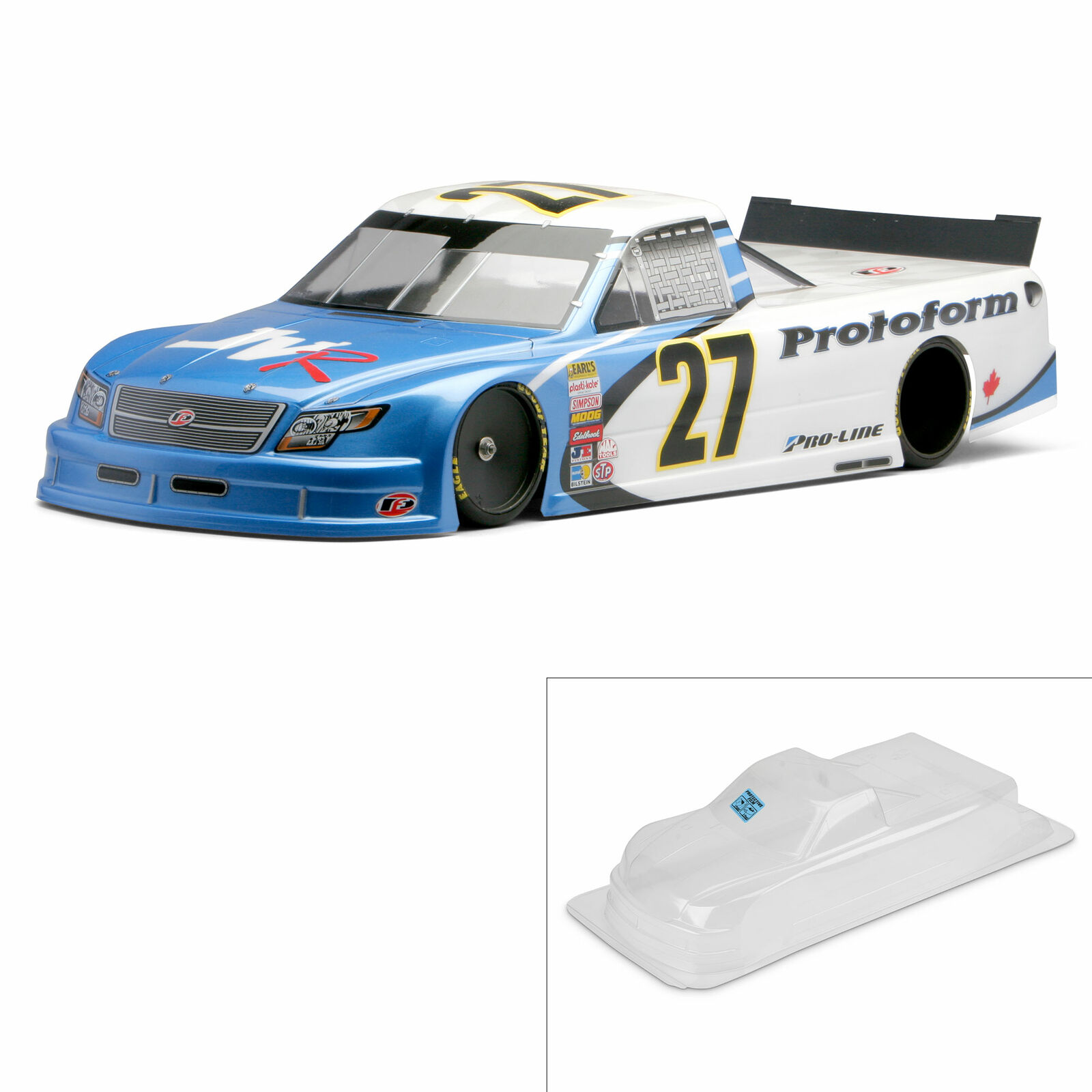 Protoform - Pro-line Racing ORT Oval Race Truck Body Clear PRM122721 Car/Truck