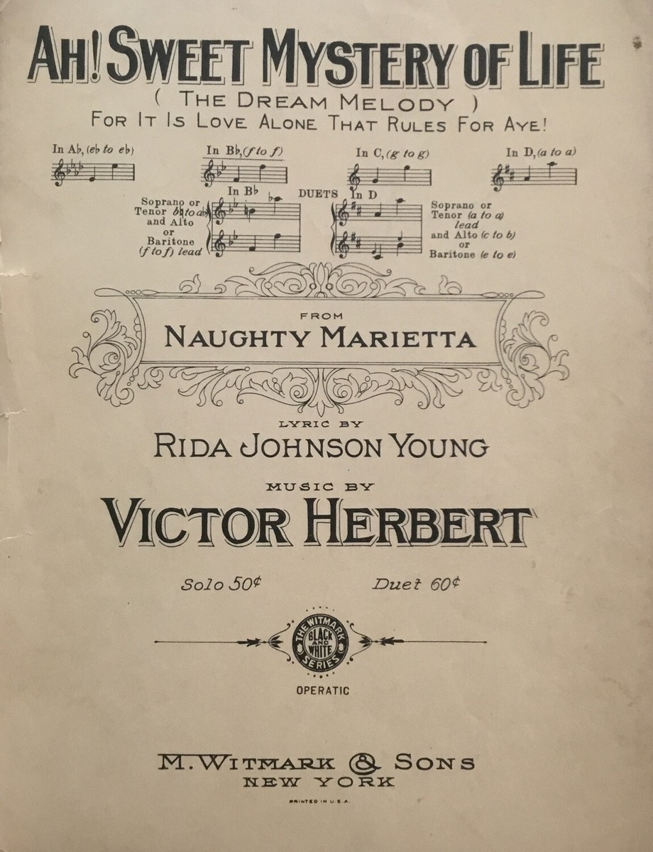 洋書 Ah, Sweet Mystery of Life Ah, Sweet Mystery of Life. - Raptis Rare Books | Fine Rare