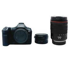 Image of Canon R5 Mark II Camera + RF 24-105mm f/4L Lens + EF-EOS R mount adapter