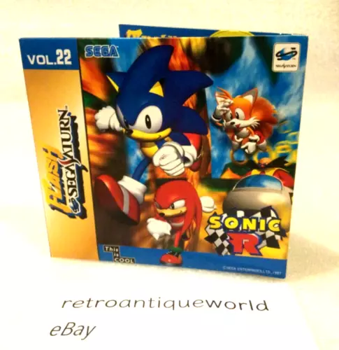 Sonic R PROMO DEMO DISC 1997 Sega Saturn Panzer Dragoon Saga Japan VERY RARE