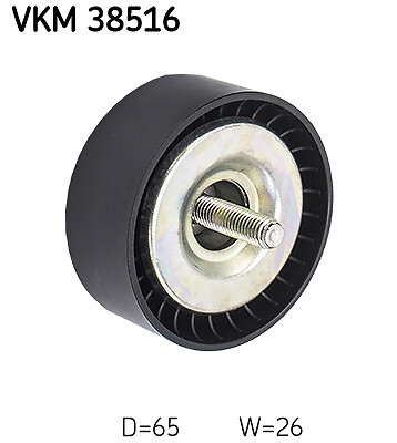 Skf Vkm 38516 UMLENK-/FÜHRUNGSROLLE, Keilrippenriemen Links Links Unten Mitte Re-image
