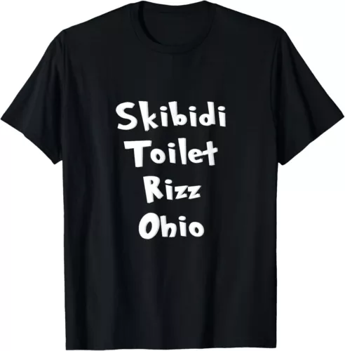 Skibidi Toilet Rizz Ohio T-Shirt