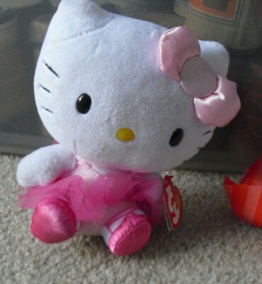 Cute 2013 TY Sanrio Hello Kitty Plush Doll 5 1/2'' Tall