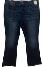 Size 20W-Terra Sky Women s-High Rise Bootcut-Dark Wash-Stretch-Plus-Jeans-NWT