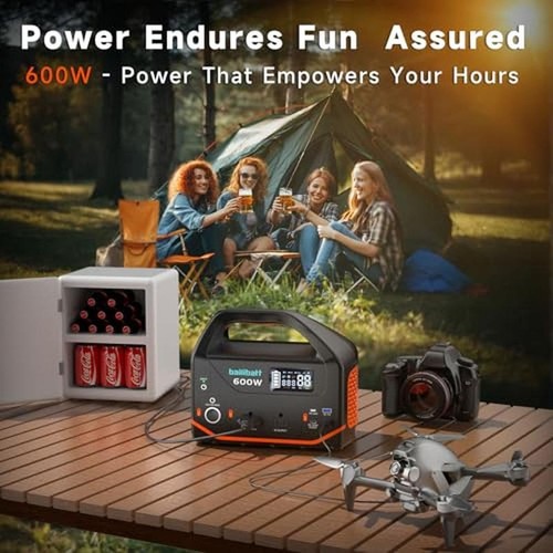 600W Portable Power Station Generator Emergency Camping Backup Charge 8 Devices - Picture 4 of 5