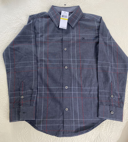 CALVIN KLEIN  boys formal shirt M 10/12 - Picture 1 of 2