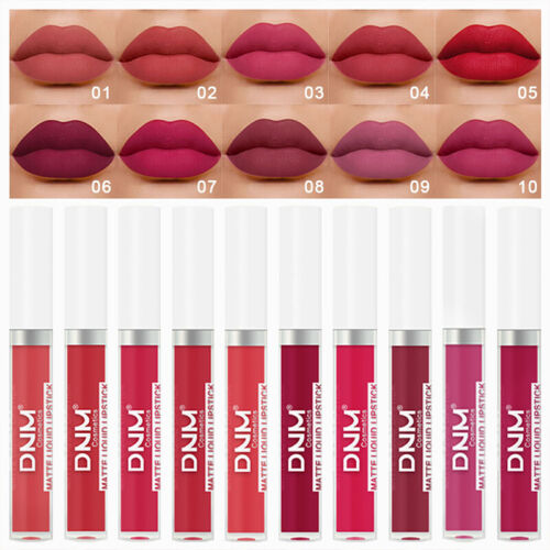 19 Colors Long Lasting Waterproof Velvet Matte Glaze Lipstick Liquid Lip Gloss - Foto 1 di 31